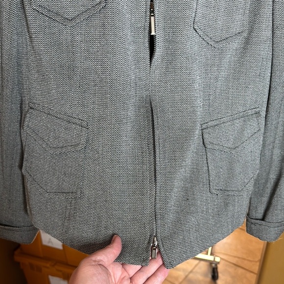 AK Anne Klein Gray Jacket Size 14P - Picture 9 of 10